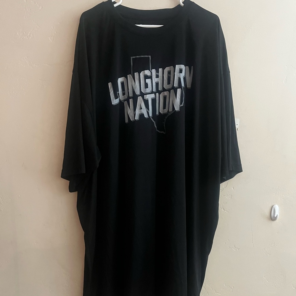 Authentic apparel Texas Longhorn Nation black short sleeve crew neck shirt
